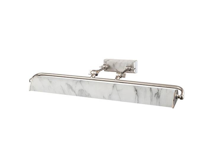 Elstead Lighting Bilderleuchte, Nickelfarben, Metall, 70.3x12.7 cm, Lampen & Leuchten, Innenbeleuchtung, Wandlampe, Wandlampen