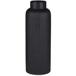 Arti Casa, Vase, Vase Flasche Ø10xh28,5cm Schwarz (1x)