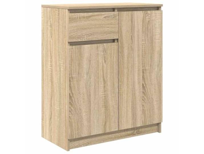 HGFDVCMR Sideboard Sonoma-Eiche 71x35x84 cm Anrichte Kommode Flexibler Mehrzweckschrank mit Schublade und Regalen für Wohnzimmer oder Schlafzimmer. Viel Stauraum für Ihr Zuhause.