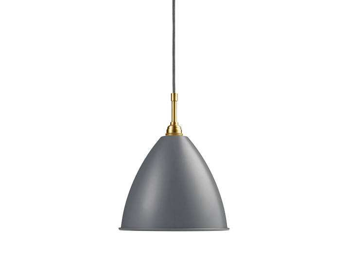 GUBI Bestlite BL9M Pendelleuchte Grau / Messing
