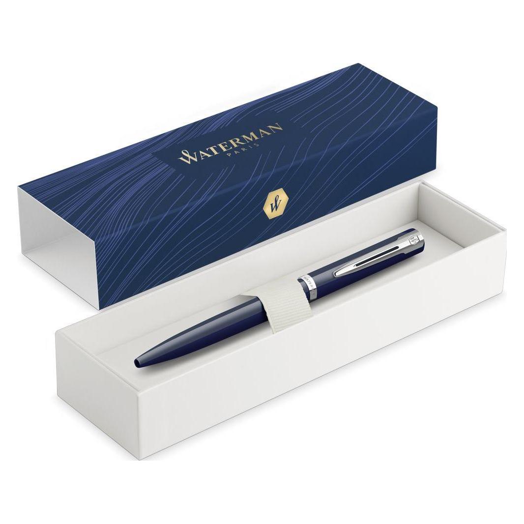 Waterman Kugelschreiber IMPRESSION blauer Lack CT M Blau Geschenkbox (1x) (2225468)
