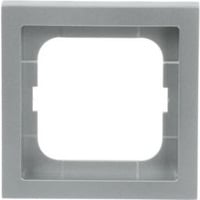 Rahmen einfach zum Abdecken von Schaltern, Tastern und Steckdosen, future linear aluminium (gebürstet), Retail