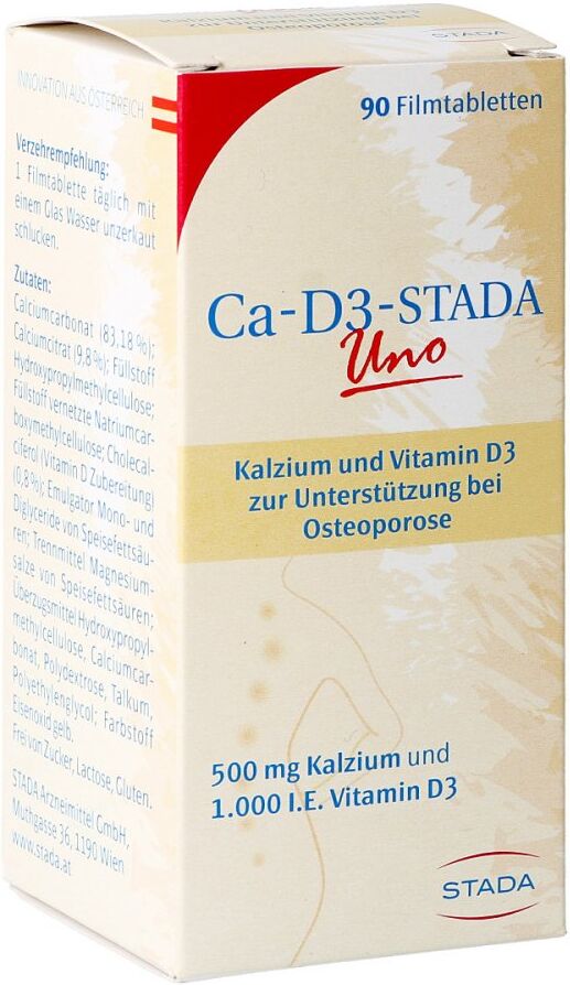Ca D3 STADA UNO Filmtabletten 90stk