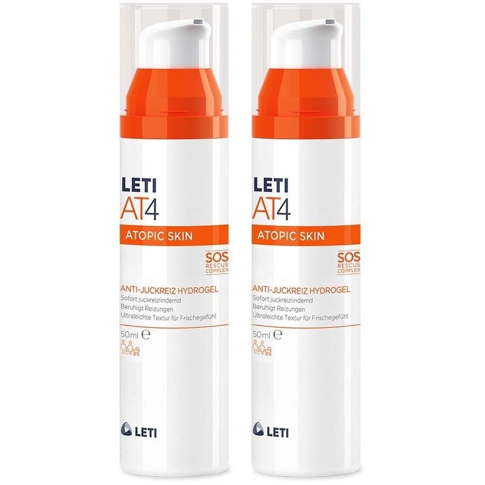 Letiat4 Anti Juckre Hydrog x2 2x50 ml Gel