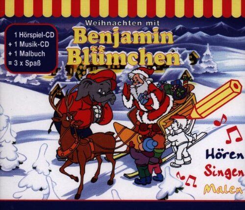 Benjamin Bluemchen (Folge 22) - Benjamin Blümchen - Weihnachten (mit Malbuch) - Preis vom 12.10.2026 11:37:12 h