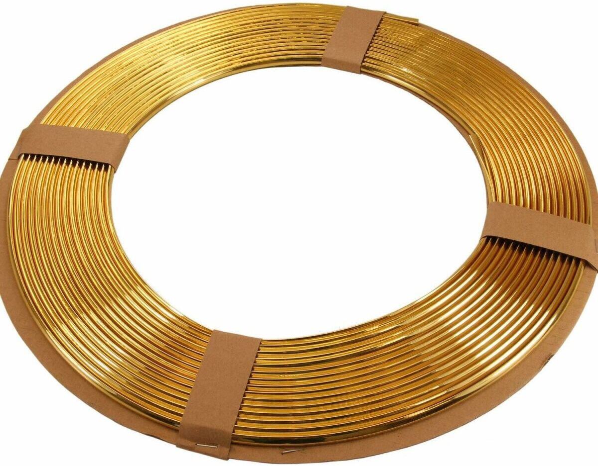 RECAMBO ZL-U-Profil-Gold (10m) Auto Zierleisten