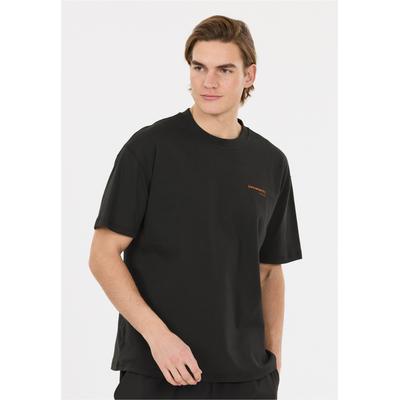 Funktionsshirt VIRTUS "Dagen", Herren, Gr. M, schwarz, 100% Baumwolle, unifarben, normal, Rundhals, Shirts Funktionsshirt, mit atmungsaktiver Funktion