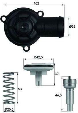 Mahle Thermostat, Kühlmittel Ti22087d Für Cupra