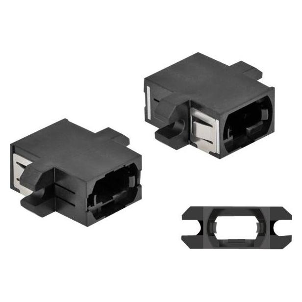Delock LWL Kupplung MPO Buchse zu MPO Buchse schwarz (Netzwerk Kupplung) (87932)
