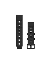 Garmin QuickFit-Armband 22 mm Silikon Schwarz Mit diesen verstellbaren Schnellwechsel-Armbändern für deine kompatible Garmin-Uhr kannst du dich stets sehen lassen und machst auch beim Sport eine gute Figur.Entferne ganz einfach das Armband setze andere Ar (010-13392-02)