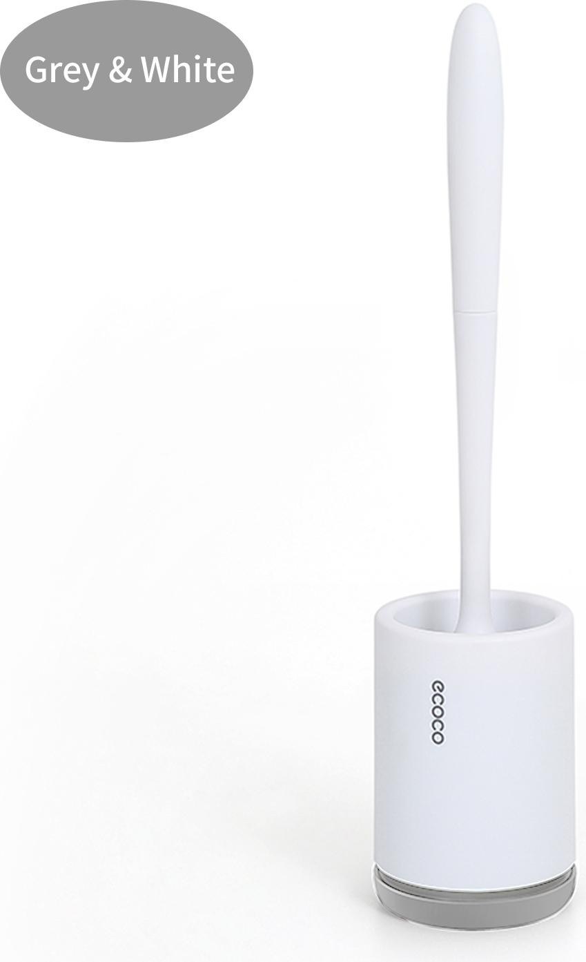 Cocosity Set toiletborstel en houder met leeggevende houder voor de badkamer