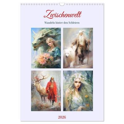 Zwischenwelt. Wandeln hinter den Schleiern (Wandkalender 2026 DIN A3 hoch), CALVENDO Monatskalender