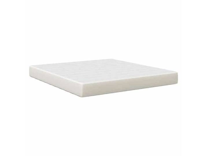 Matelas de Lit avec matelas Crème 180x200 cm tissu NEUF_124758
