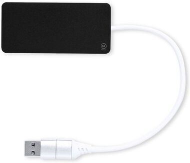 Accessoire High-Tech Personnalisé Port USB Kalat pas cher aluminium recyclé  noir