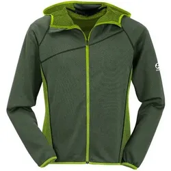MAUL Herren Justl-Fleecejacke+Kapuze, Größe 46 in Grau Grau