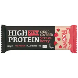 High Protein Riegel Choco Covered - Strawberry