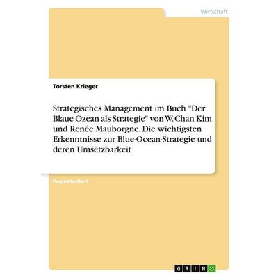 Strategisches Management im Buch 'Der Blaue Ozean als Strategie' von W. Chan Kim und Renée Mauborgne. Die wichtigsten Erkenntnisse zur
