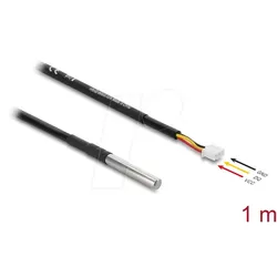 DELOCK 91386 - Temperaturfühler-Kabel, DS18B20, 3 Pin Pfostenbuchse, 1 m