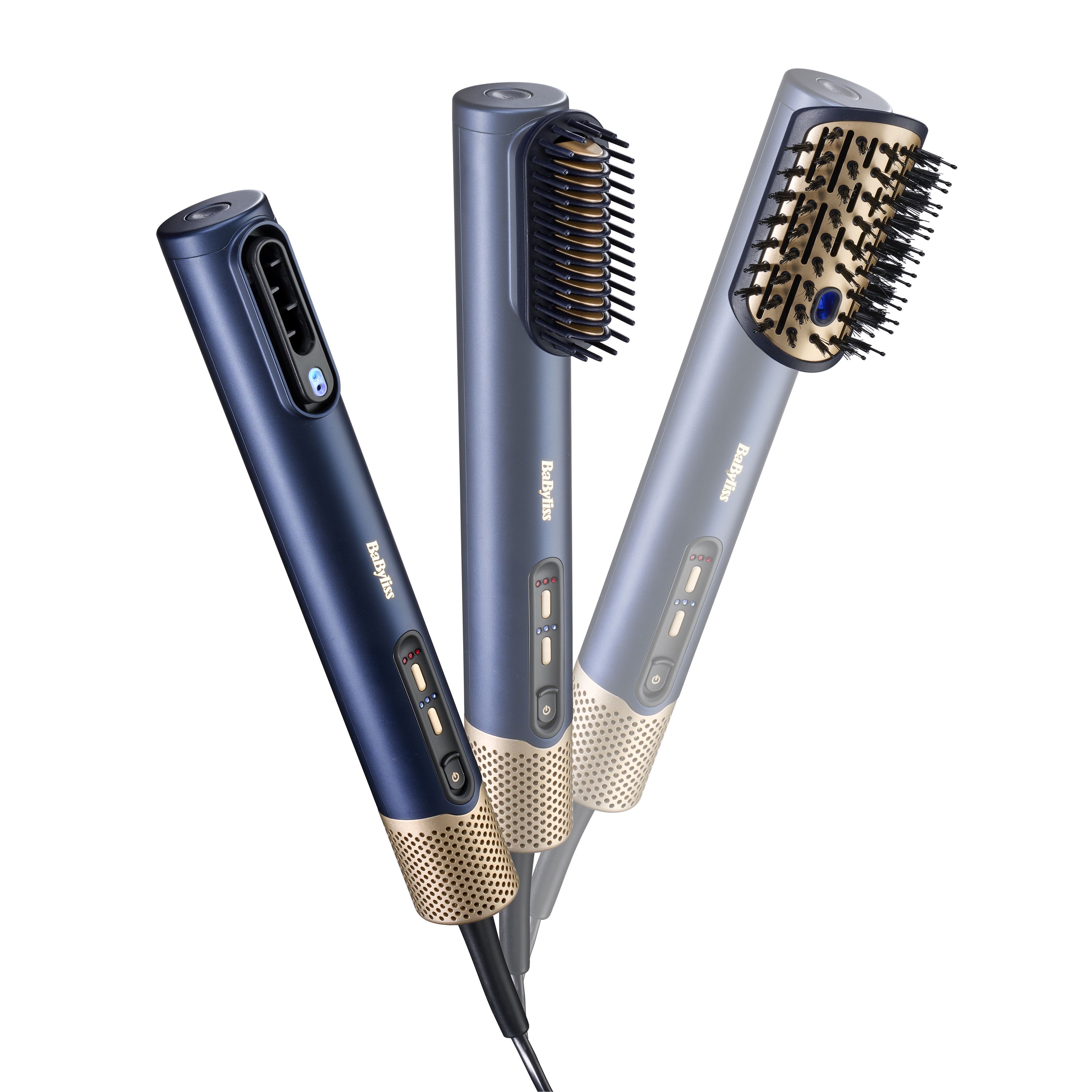 BaByliss AS6550E Lockenstab Haartrockner 1600 W (Navy)