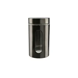 for friends Aufbewahrungsdose   ¦ grau ¦ Glas,Edelstahl ¦ Maße (cm): H: 18  Ø: 10.0