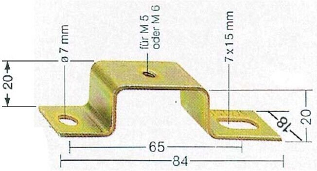 Weidmüller Support de rail DIN TST 2/M6 (0101700000)