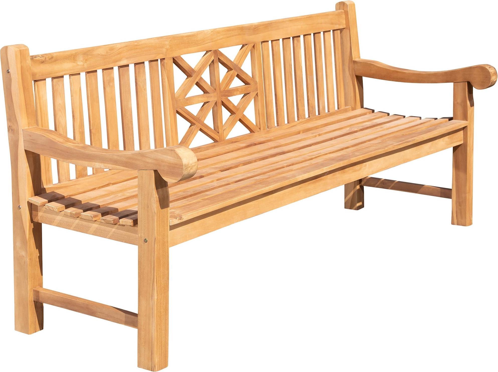 CLP Teakbank Florida | Farbe teak Größe 220 cm