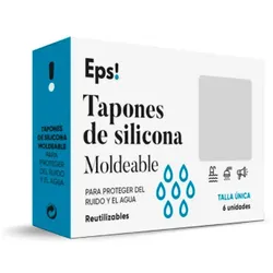 Eps Mouldable Silicone Ear Plugs 6 Units