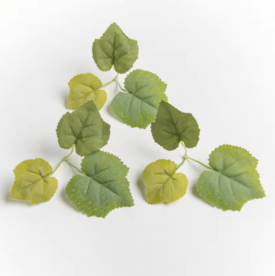 Inspire Picks Artificial Grape Leaves Garland Silk Vine Greenery For Wedding & Home Decor green 50pcs