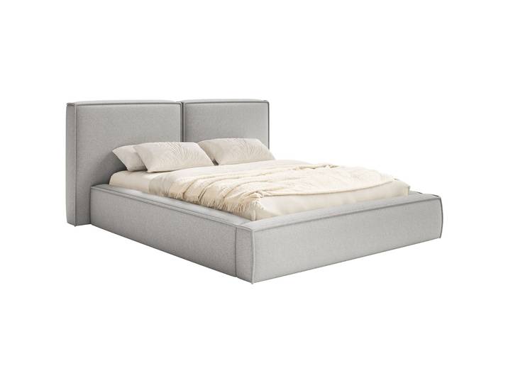 Polsterbett 180x200 cm Tilves mit Stauraum, Metallrahmen,