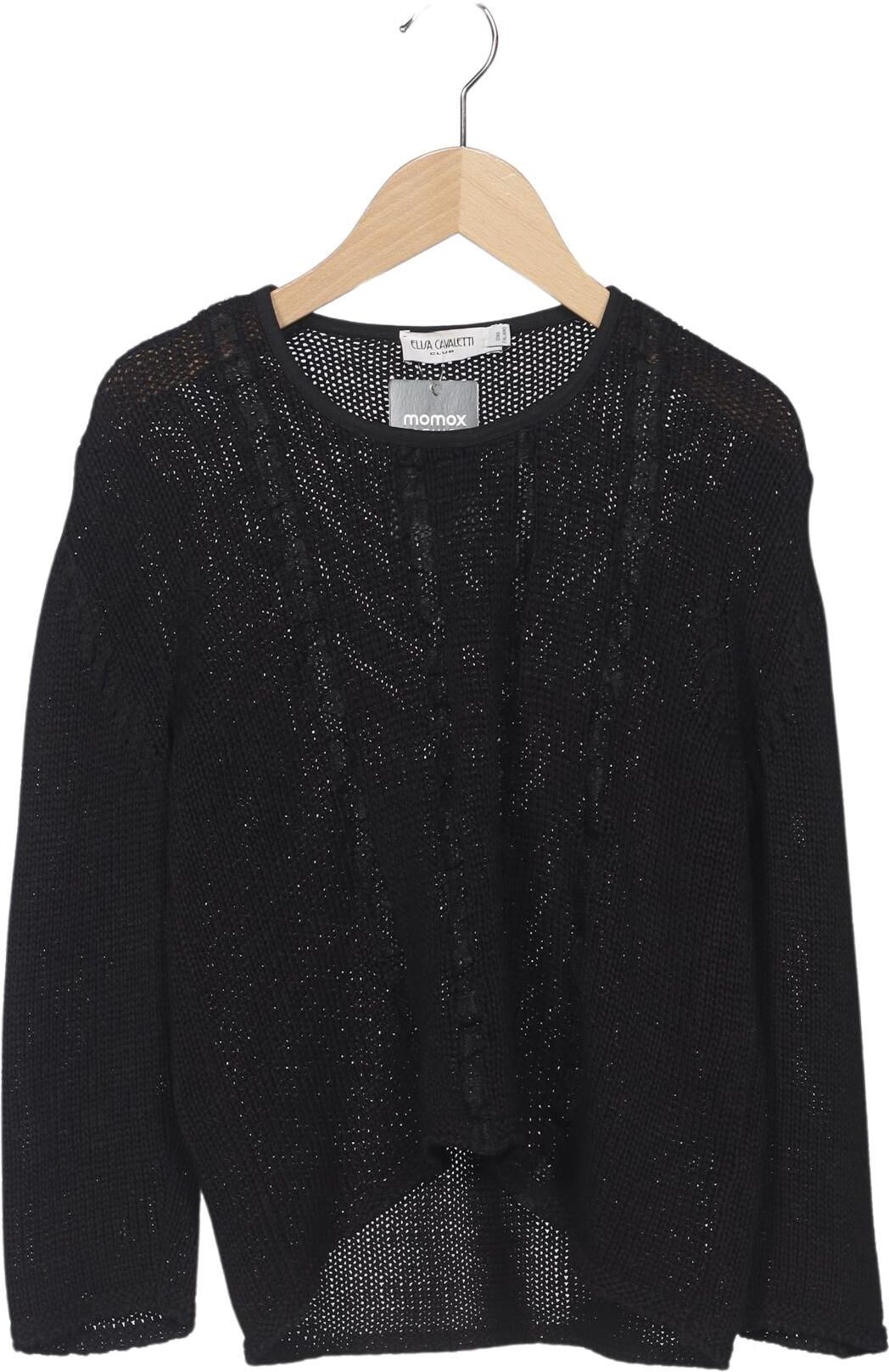 Elisa Cavaletti Damen Pullover, Schwarz, Gr. M, Synthetik / Baumwolle - Second Hand