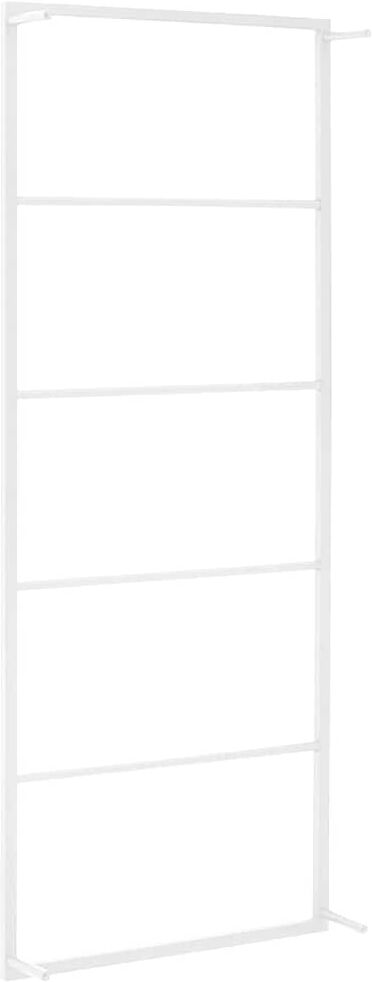 vidaXL Porte-serviettes Blanc 45x10x115 cm Acier
