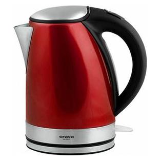 Orava VK-3217 R rot / Wasserkocher / Volumen 1,7L / 2000 W / Kunststoff-Edelstahl (1.70 l) (VK-3217 R)