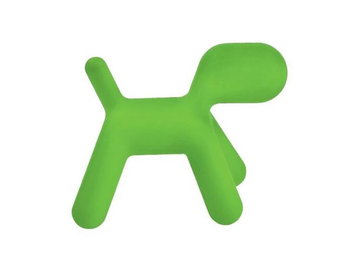 MAGIS chaise pour enfants chien abstrait PUPPY LARGE (Vert - Polyéthylène)