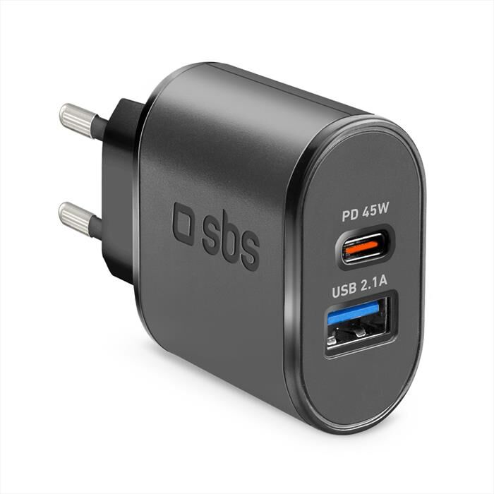 SBS Carica Batterie Tetrusbtcpd45wk-nero