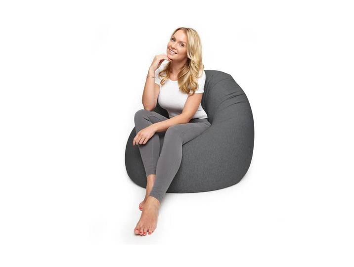 Sitzsack LUMALAND Flexi Comfort 320 L , grau (dunkelgrau), Sitzsäcke, Sitzsack