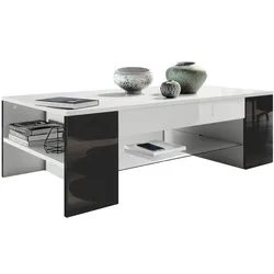 COUCHTISCH Clip Blenden in Schwarz Hochglanz