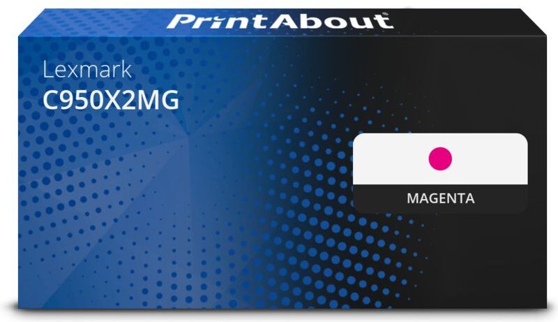 PrintAbout Toner kompatibel mit Lexmark C950X2MG - Magenta - Extra hohe Kapazität