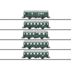 Märklin 43353 H0 Reisezugwagen-Set, DB, Ep. III
