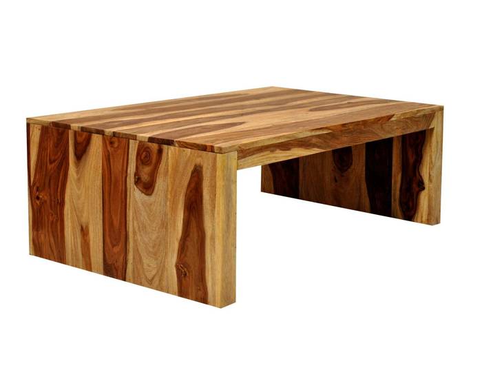 MiaMöbel Couchtisch Khatu Massivholz Sheesham Modern Indien Indisch