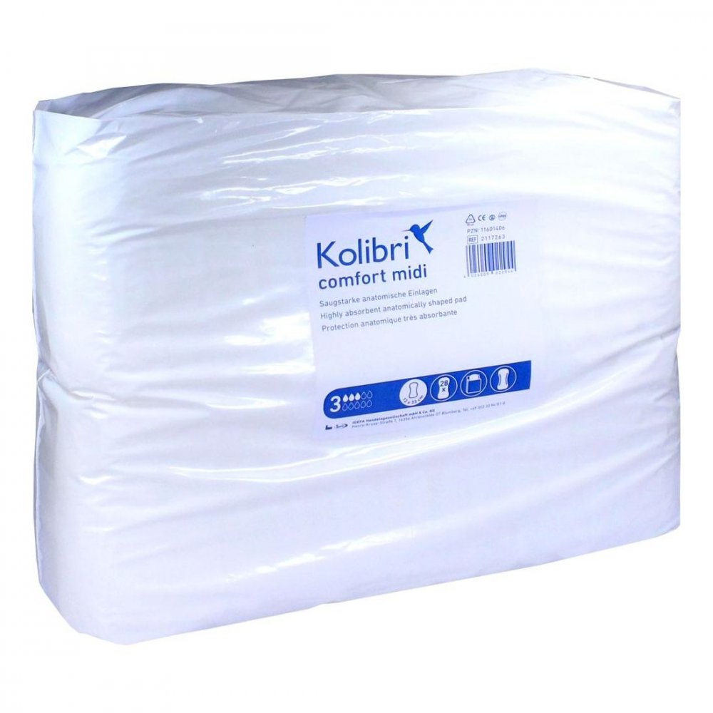Igefa Handelsgesellschaft mbH&Co.KG Kolibri comfort Vorlagen anatomisch midi 11601406