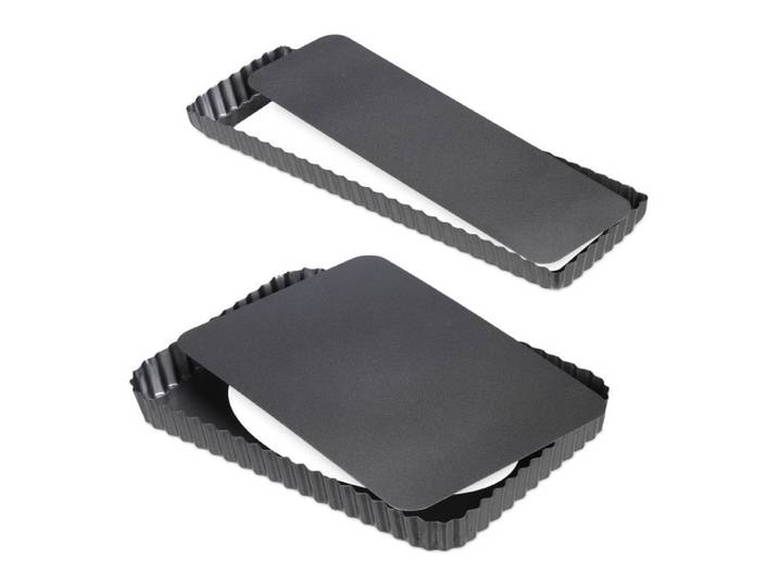 Relaxdays Tarteform mit Hebeboden 2er Set