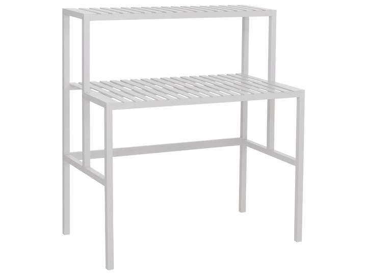 Étagére À Plantes En Bambou Hwc-q34\, Étagére En Escalier Pour Fleurs\, 2 Tablettes\, 100 X 90 X 50 Cm