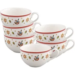 KAFFEE-/TEETASSEN Toy's Delight bunt 170 ml 6er Set