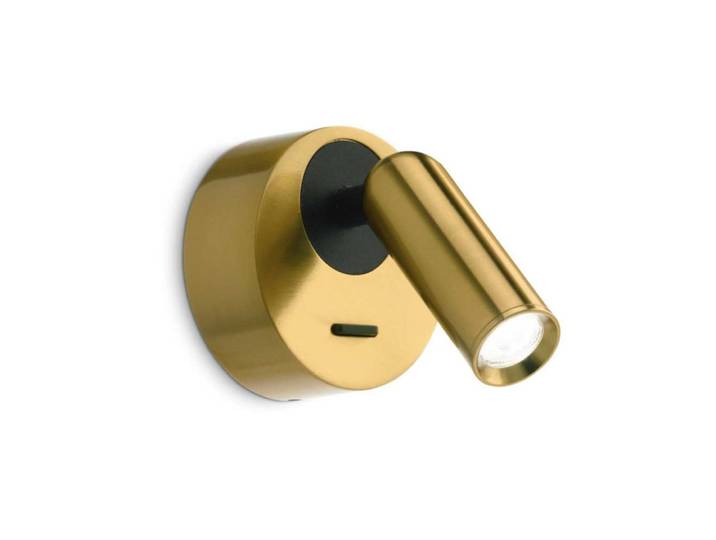 Applique led liseuse laiton