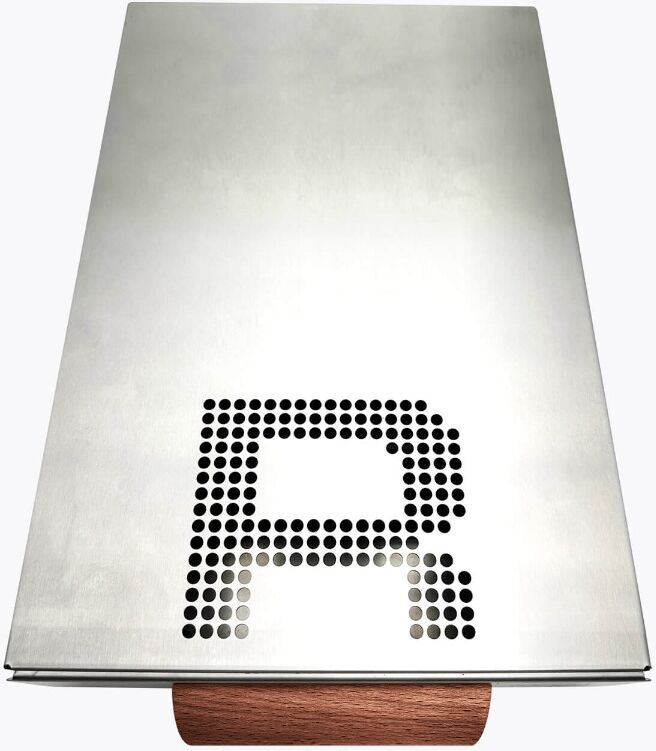 Rocket Espresso Milano Uitklopbak   Roestvrij staal Zilver   Afklopbak voor pistonmachine   Hoogwaardige kwaliteit 200 mm breed   Professioneel