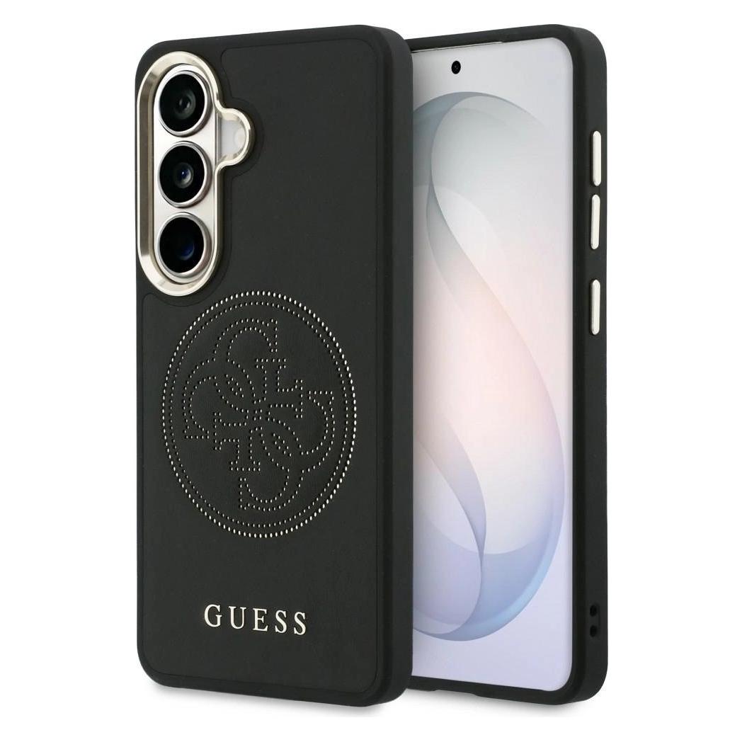 Guess - Perforated Logo MagSafe (GUHMS26S5PG4SRGK) - Samsung Galaxy S26 - Black (Samsung Galaxy S26) (GUHMS26S5PG4SRGK)