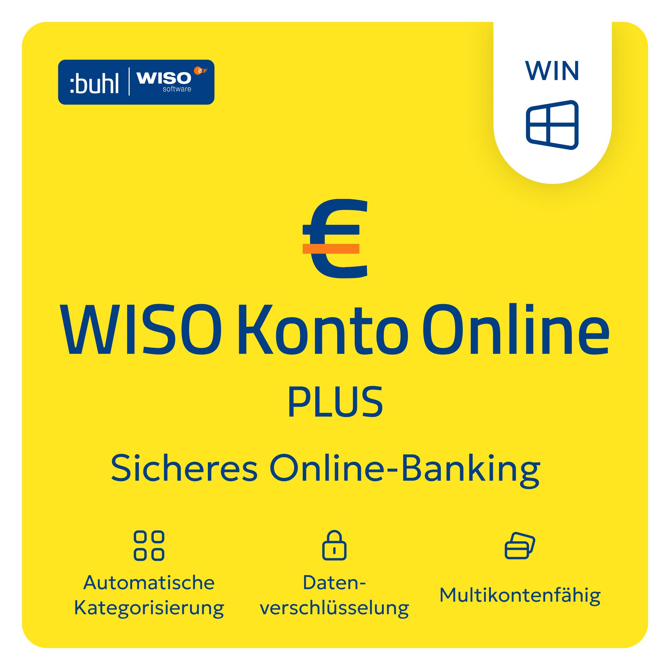 Buhl Data Service WISO Konto Online Plus 2027 Download Code (1 User, 1 Geräte/User, unbegrenzt) (MGLP2027VDL)