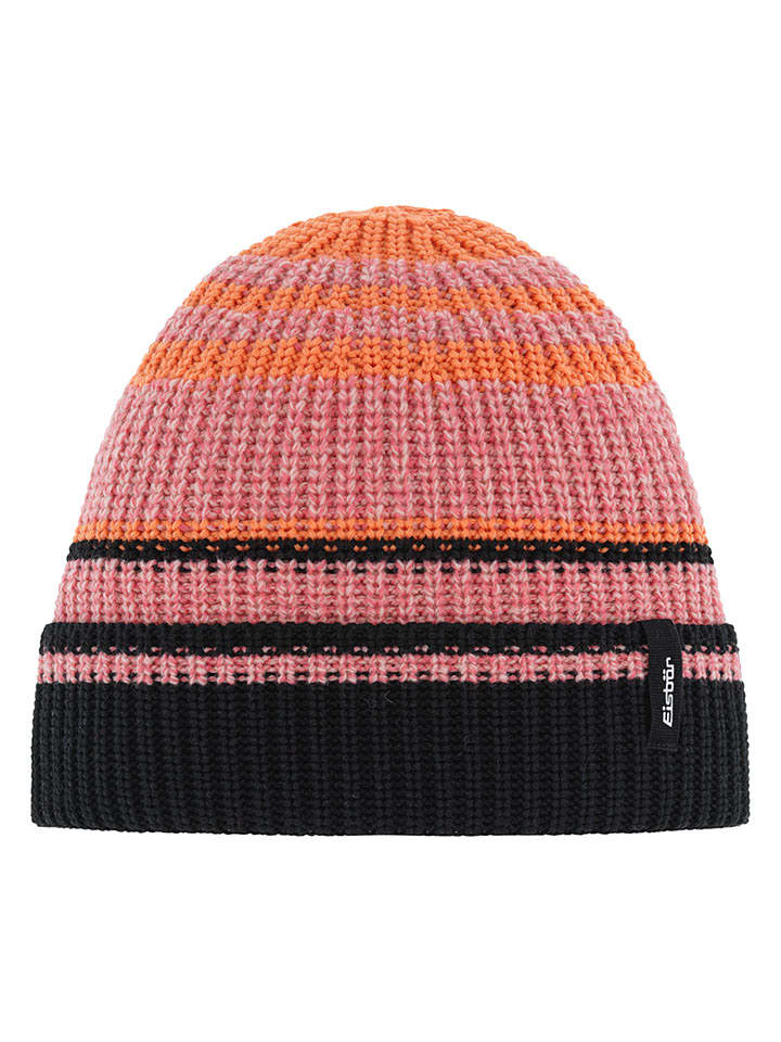 Eisbär Mütze "Mali 2.0" in Orange/ Schwarz - onesize