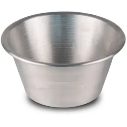 Osterfigur „Mamù“, aus weißem Aluminium, robust, hergestellt in Italien, Ø 16 cm