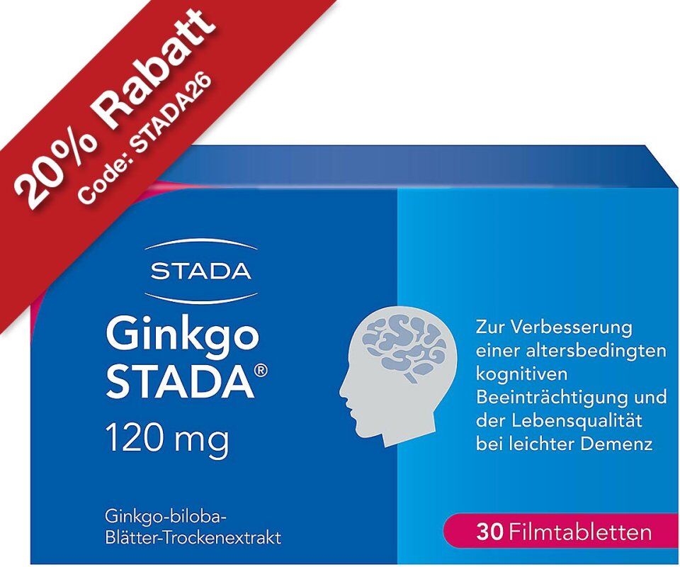 Ginkgo STADA Ginkgo Biloba STADA 120 mg Filmtabletten